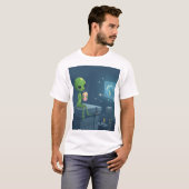 エイリアンインベージョンTシャツ Tシャツ (正面フル)