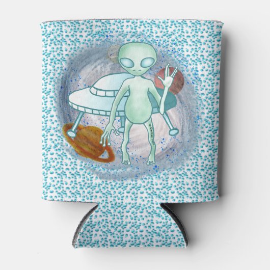 エイリアンインベーダークーラーボックス 缶クーラー (正面)