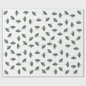 エイリアンインベーダーラッピング紙ホワイト ラッピングペーパー (フラット)