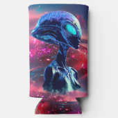 エイリアンウィッサイケデリックダムサイエンスフィクション スリム缶クーラー (裏面)