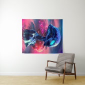 エイリアンウィッサイケデリックダムサイエンスフィクション タペストリー (インサイチュ(横))