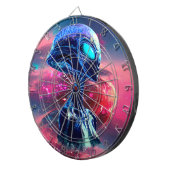 エイリアンウィッサイケデリックダムサイエンスフィクション ダーツボード (正面右)