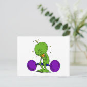 エイリアンウエイトリフター ポストカード (スタンド正面)