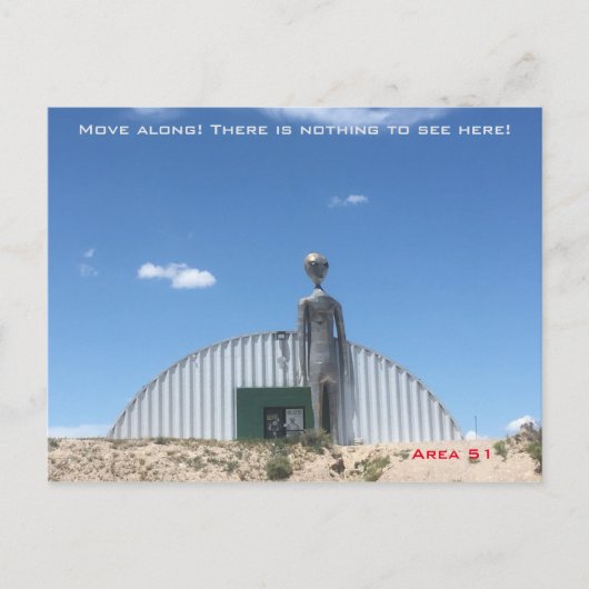 エイリアンエリア51 ポストカード (正面)