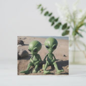 エイリアンオンビーチ ポストカード (スタンド正面)