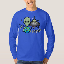 エイリアンオールマイン メンズ ベーシック ロングスリーブTシャツ Tシャツ