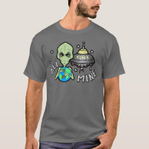 エイリアンオールマイン メンズ ベーシック 半袖Tシャツ