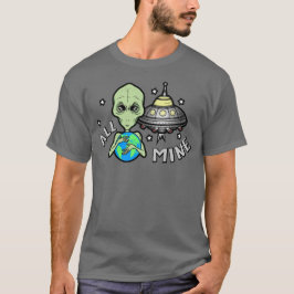 エイリアンオールマイン メンズ ベーシック 半袖Tシャツ Tシャツ
