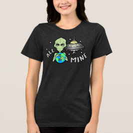 エイリアンオールマイン 女性用トリブレンドTシャツ トライブレンドTシャツ