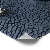 エイリアンカウボーイと帽子のポートレート | AI Art ポスター (角)