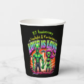 エイリアンカップルinコズミックラブ 紙コップ (裏面)