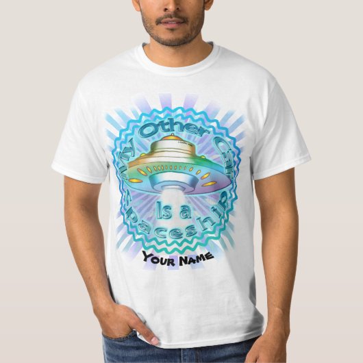 エイリアンカー宇宙船 Tシャツ (正面)