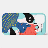 エイリアンガールウィズ不気味幽霊たちの想像上の友達 Case-Mate iPhoneケース (裏面 (横))