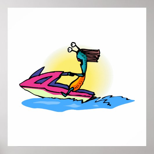 エイリアンガールon JetSki ポスター (正面)