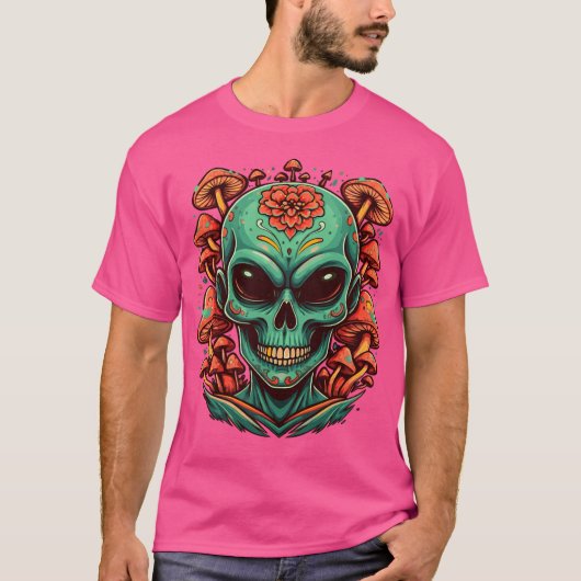 エイリアンキノコ Tシャツ (正面)