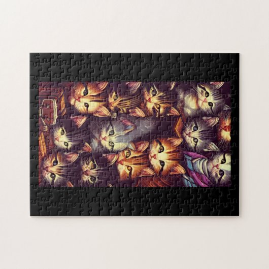 エイリアンキャットコラム旅行子猫ボイス ジグソーパズル (横)