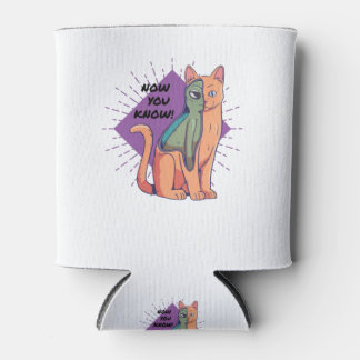 エイリアンキャットデザインクラシックTシャツ 缶クーラー