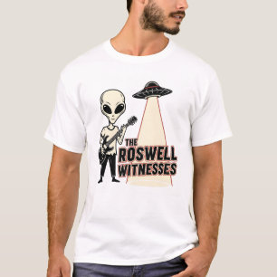 エイリアンギタリストバンド The Roswell Witnesses Tシャツ