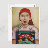 エイリアンクッキー ポストカード (正面/裏面)