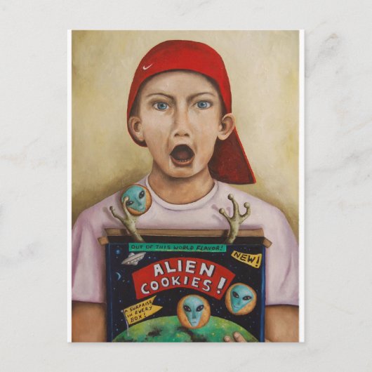 エイリアンクッキー ポストカード (正面)