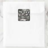 エイリアンクリスマスカロル合唱団 スクエアシール (バッグ)