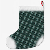 エイリアンクリスマスストッキングカスタムエイリアンストッキング ラージクリスマスストッキング (裏面)
