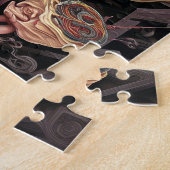 エイリアンクリーチャー超現実的ホラーアート ジグソーパズル (側面)