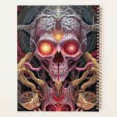 エイリアンクリーチャー超現実的ホラーアート プランナー手帳 (裏面)