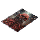 エイリアンクリーチャーSFホラーアート ノートブック (左側)