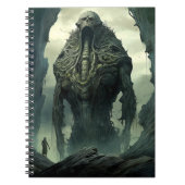 エイリアンクリーチャーSFホラーアート ノートブック (正面)
