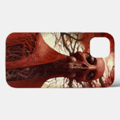 エイリアンクリーチャーSFホラーアート Case-Mate iPhoneケース (裏面 (横))