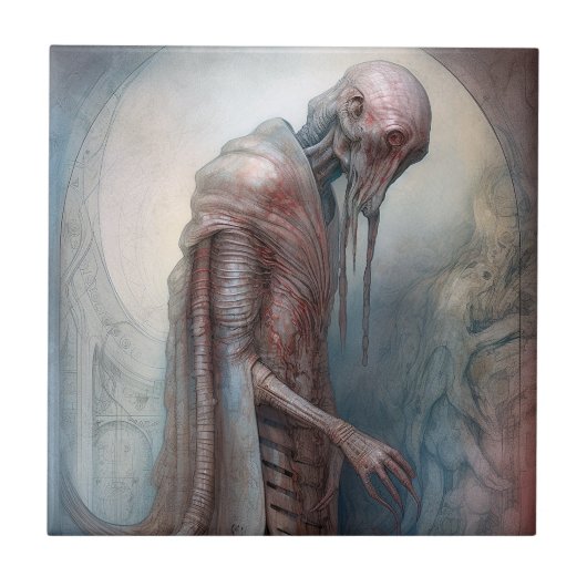 エイリアンクリーチャーSF タイル (正面)