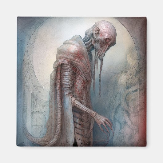 エイリアンクリーチャーSF マグネット (正面)