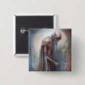 エイリアンクリーチャーSF 缶バッジ (正面&裏面)