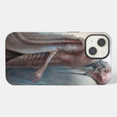 エイリアンクリーチャーSF iPhoneケース (裏面横)