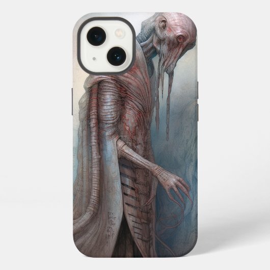 エイリアンクリーチャーSF iPhoneケース (裏面)