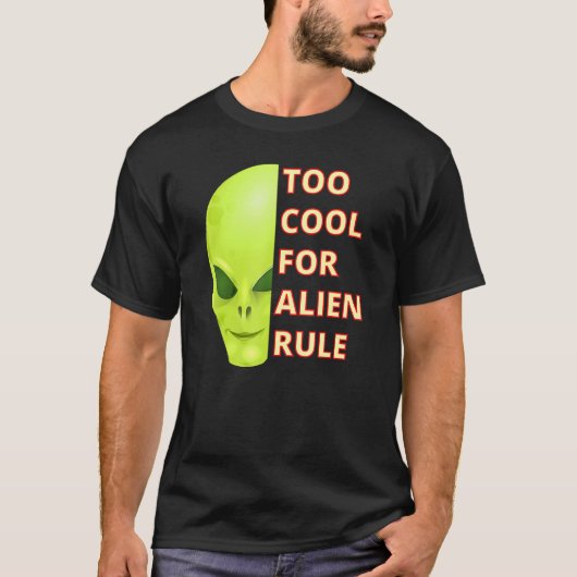エイリアンクールルールに対して Tシャツ (正面)