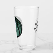 エイリアングラスパーソナライズされたかわいいエイリアングラス タンブラーグラス (左)