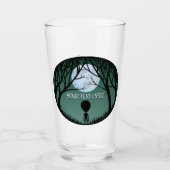 エイリアングラスパーソナライズされたかわいいエイリアングラス タンブラーグラス (正面)