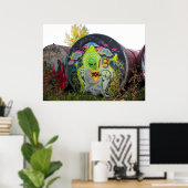 エイリアングラフィティポスター ポスター (ホームオフィス)