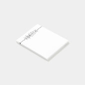 エイリアングリフ白の名前ユニーク ポストイット (アングル)