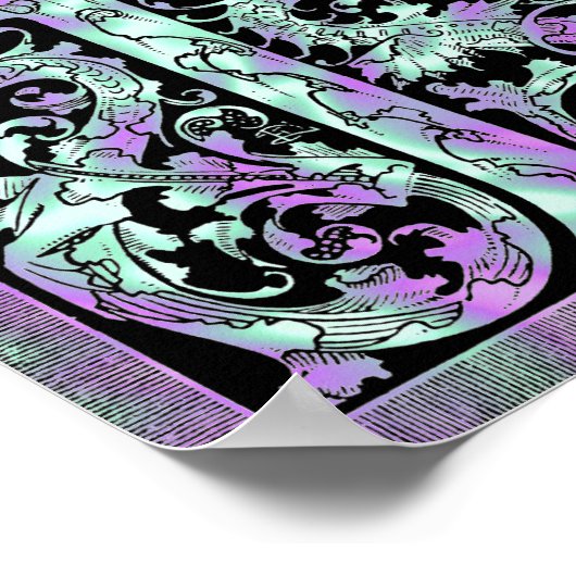 エイリアングリーンドラゴンポスター ポスター (角)