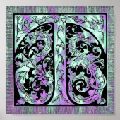 エイリアングリーンドラゴンポスター ポスター (正面)