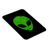 エイリアングリーンヘッドufoサイエンスフィクション超常者 マグネット (右側)