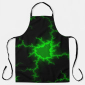 エイリアングリーン稲妻ストライクインピッチブラック エプロン (正面)