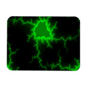 エイリアングリーン稲妻ストライクインピッチブラック マグネット (横)