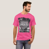 エイリアングループ写真入力領域51 Ufo おもしろい Uap Tシャツ (正面フル)