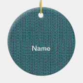 エイリアングレイスペシフェル名前をカスタムするオーナメント セラミックオーナメント (裏面)