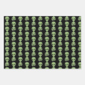 エイリアングレー超地上波UFO技術 ラッピングペーパーシート (正面)