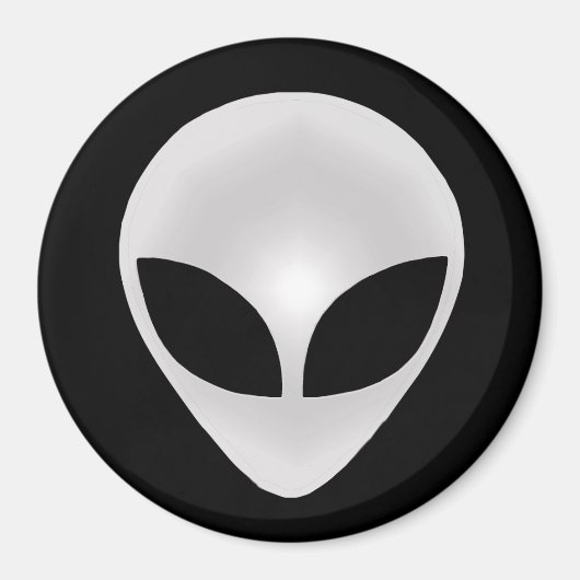 エイリアングレー頭 マグネット (正面)
